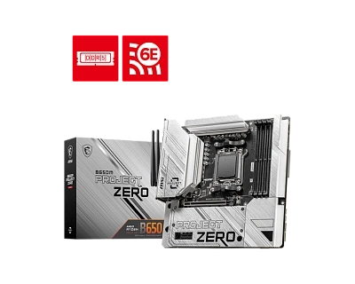 MB MSI AMD AM5 B650M PROJECT ZERO DDR5 image